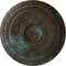 Ekena Millwork Caputo Ceiling Medallion (Fits Canopies up to 6"), 24 1/4"OD x 1 1/2"P, Bronze Blue Patina CM24CABBS - alternate 1